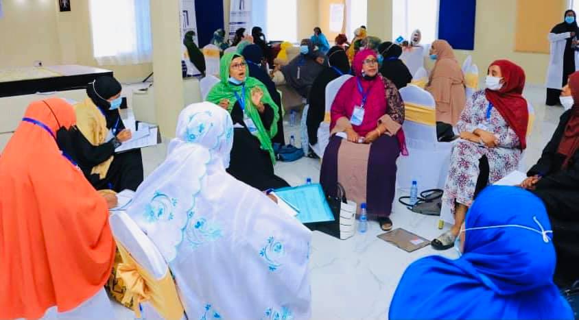 Participants at the KAAD Institute women's consultative dialogue in Garowe